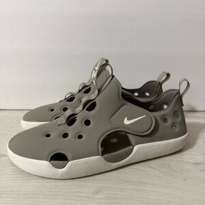 Nike SunRay Protect 4 Kids Sandal Stone/White Adjust Lightweight Size 3Y